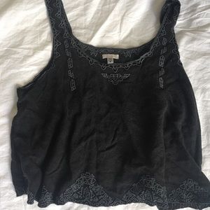 Pretty black tank top by ecote